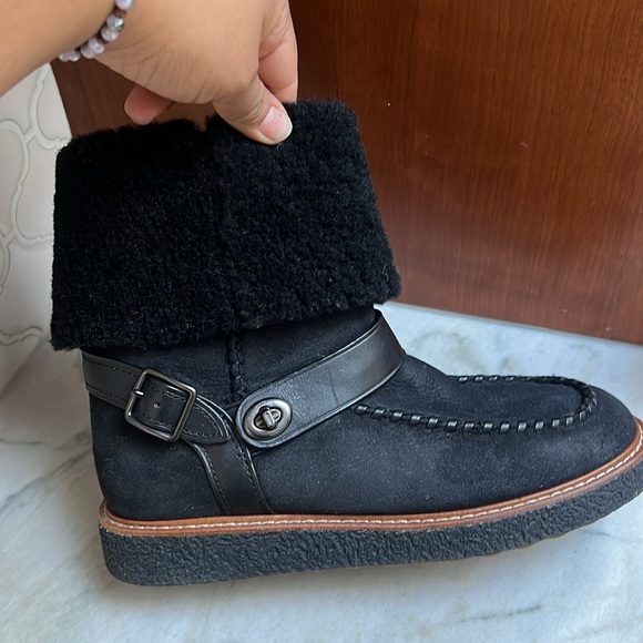 Coach Shearling Boots - Picture 2 of 7